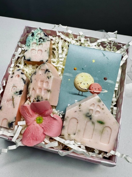 Мыльная история. Набор фигурного мыла домики  (4)