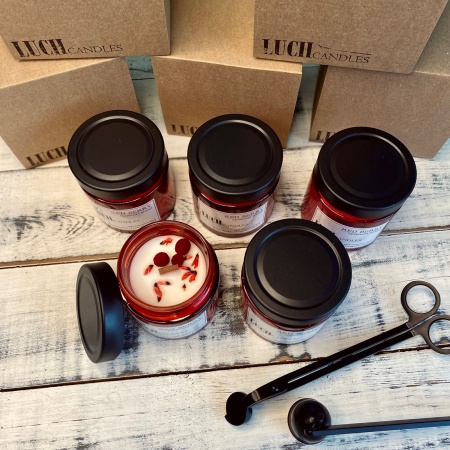 LUCHcandles Аромасвеча 50-33 Красная ягода 200мл (2)