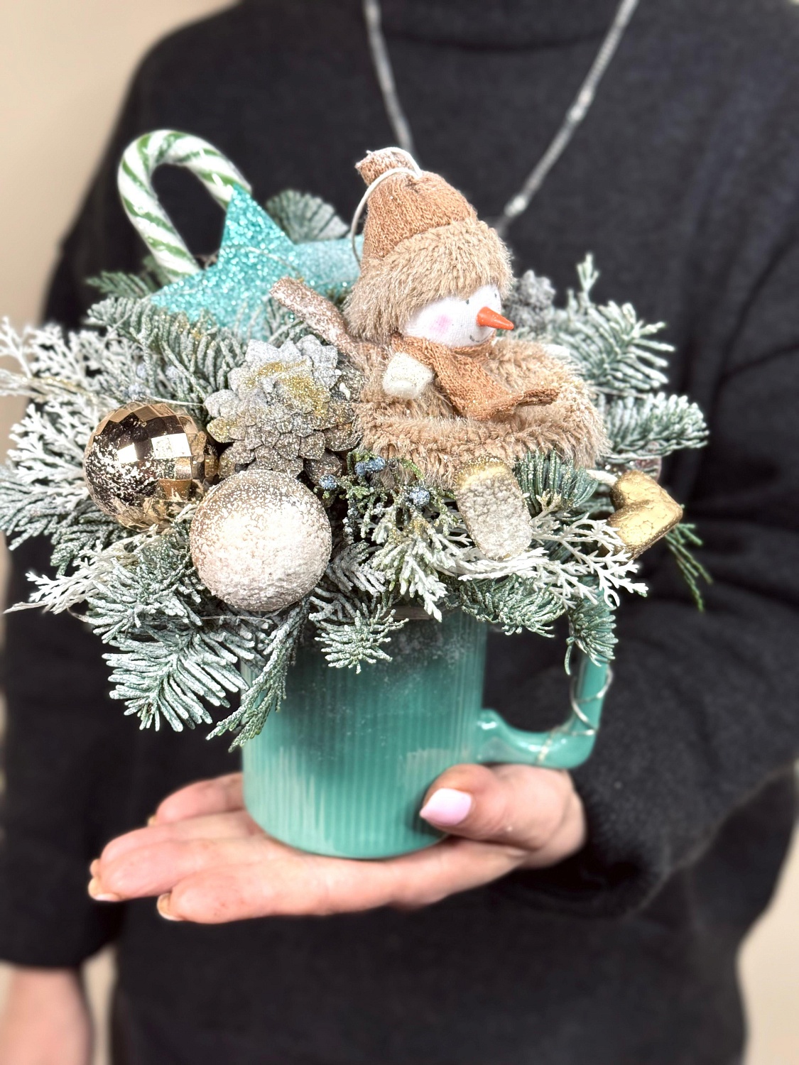 Мастер-класс детский. Зимняя история. Собираем зимнее настроение в кружке.