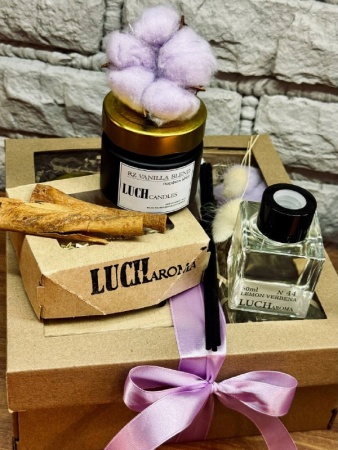 Подарочный набор Ароматов (диффузор,свеча,саше) №2  (1)