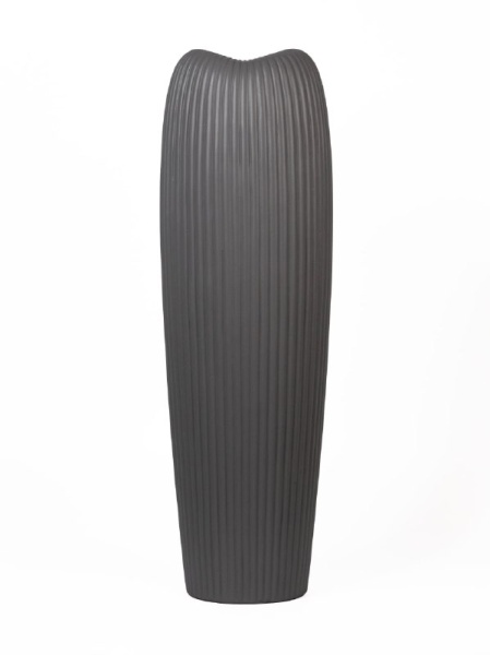 Ваза керамика Bauhaus D13,5х18,5хН58 см серый