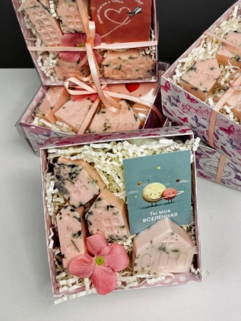 Мыльная история. Набор фигурного мыла домики  (3)