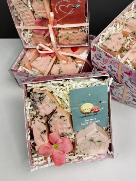 Мыльная история. Набор фигурного мыла домики  (3)