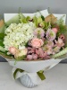Букет Как в сказке с гортензией орхидеями и ранункулюсом  (2)
