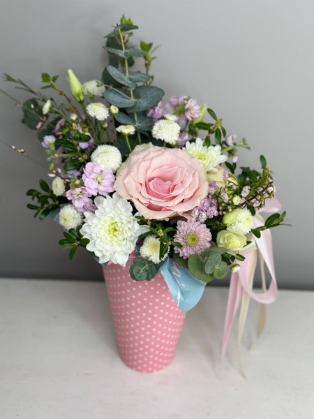 Композиция Морена в розово-белой цветовой гамме (2)