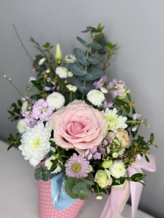 Композиция Морена в розово-белой цветовой гамме (4)