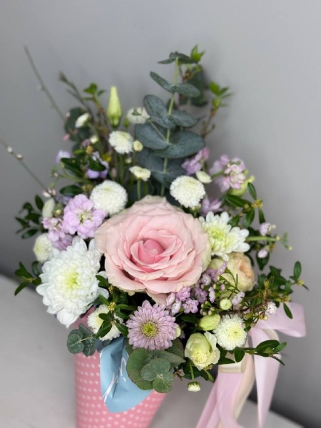 Композиция Морена в розово-белой цветовой гамме (4)