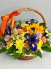 Композиция в корзине с подсолнухом (4)